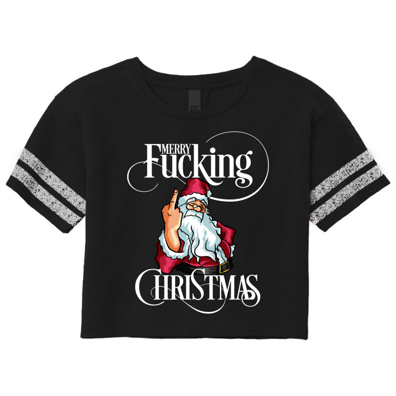 Funny Christmas Men Women Merry Fucking Christmas Pullover Hoodie Scorecard Crop Tee by vaesifoxidy | Artistshot