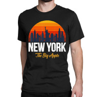 Urban New York City Skyline New York City Classic T-shirt | Artistshot