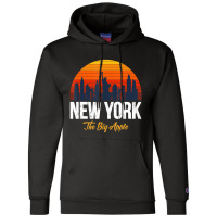 Urban New York City Skyline New York City Champion Hoodie | Artistshot