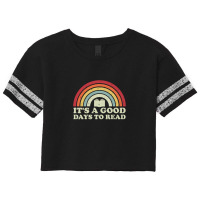 It's A Good Days To Read, Reading Rainbow Retro Scorecard Crop Tee | Artistshot