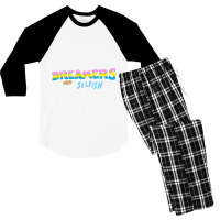 Dreamers Are Selfish Men's 3/4 Sleeve Pajama Set | Artistshot