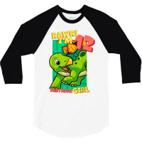 Rawr! I'm 12 Birthday Girls 12th Birthday Dino Stegosaurus T Shirt 3/4 Sleeve Shirt | Artistshot