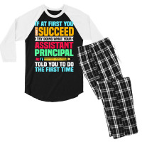 Assistant Principal Vice Principal Headmasters Head Teacher T Shirt Men's 3/4 Sleeve Pajama Set | Artistshot