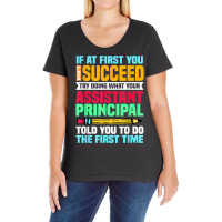 Assistant Principal Vice Principal Headmasters Head Teacher T Shirt Ladies Curvy T-shirt | Artistshot