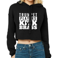 Trumpet Players Kick Brass Cropped Hoodie | Artistshot