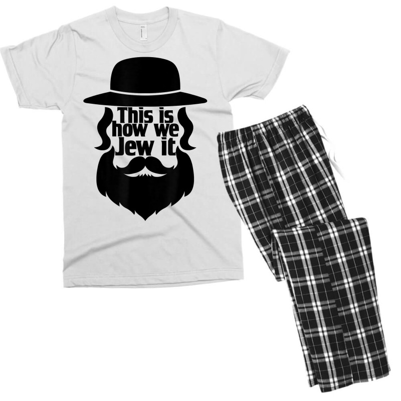 This Is How We Jew It Men Boys Funny Hannukah Jewish Holiday T Shirt Men's T-shirt Pajama Set | Artistshot