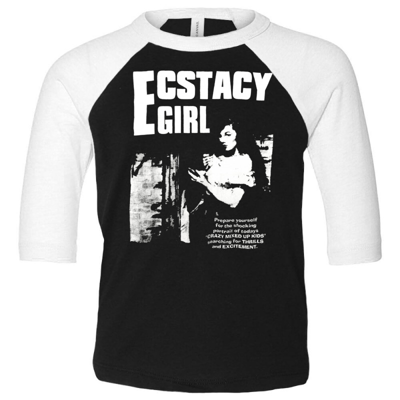 Ecstasy Girl, Ecstasy, Girl, The Ecstasy Girl, Ecstasy Girl Art, Ecsta Toddler 3/4 Sleeve Tee | Artistshot