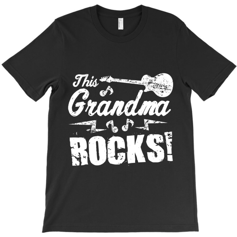 This Grandma Rocks Guitar Rock N Roll T-shirt | Artistshot