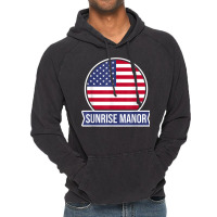 Sunrise Manor   Usa   American Place Name Us Flag Design T Shirt Vintage Hoodie | Artistshot