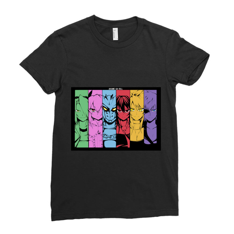 Animeakamegakill!active Ladies Fitted T-Shirt by RAELYNNELILLARD | Artistshot