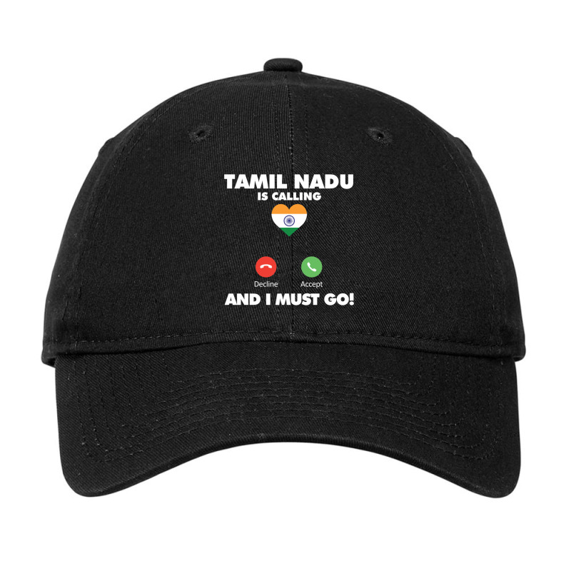 Tamil Nadu City Is Calling And I Must Go To India Adjustable Cap by cm-arts | Artistshot