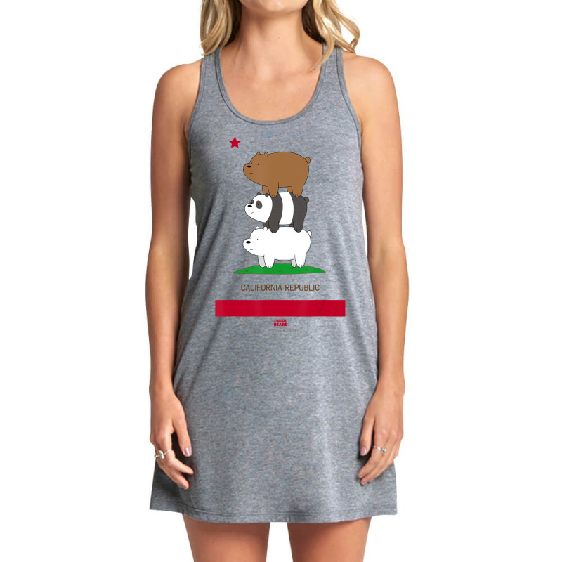 Mens We Bare Bears California Flag Tank Dress by ngodieutrinh | Artistshot