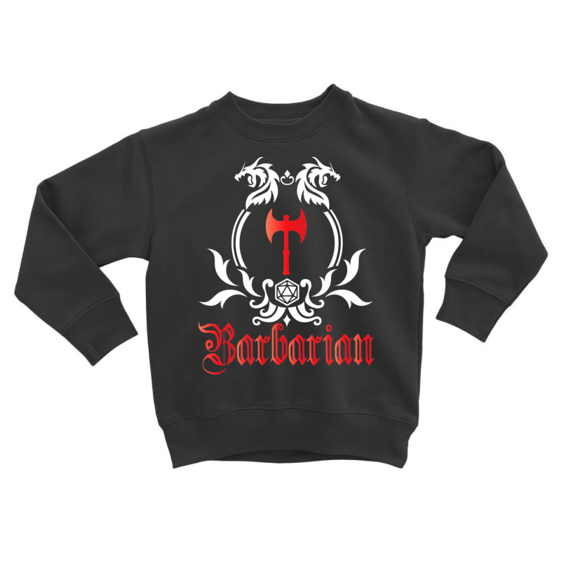 Barbarian Class Toddler Sweatshirt by hotoancuong | Artistshot