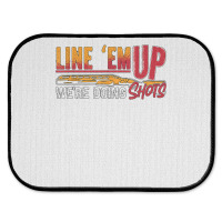 Line 'em Up We're Doing Sporting Clays Shotgun Clay Shooting T Shirt Rear Car Mat | Artistshot