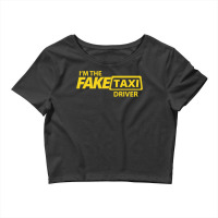 Fake Taxi Driver Pullover Hoodie Crop Top | Artistshot