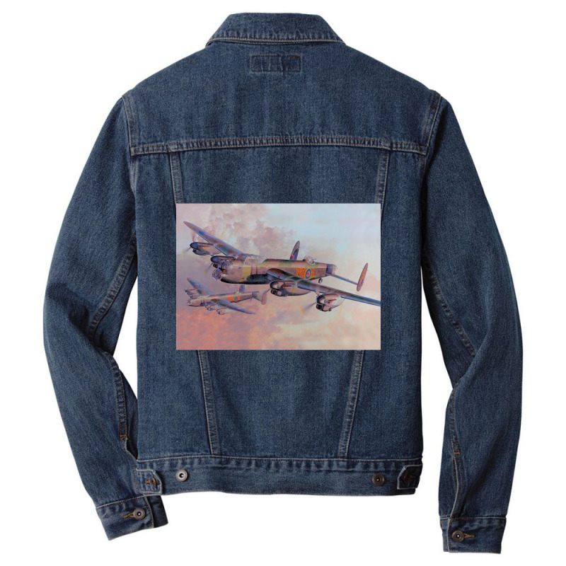 Avro Lancaster-1c5qt Men Denim Jacket by Kanmosrin52 | Artistshot