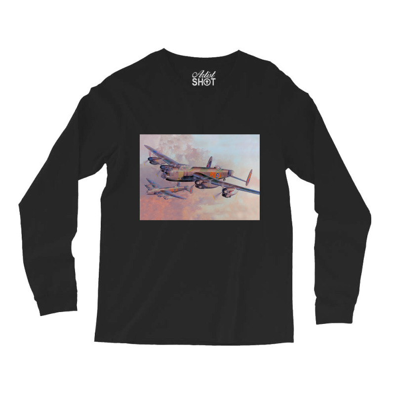 Avro Lancaster-1c5qt Long Sleeve Shirts by Kanmosrin52 | Artistshot