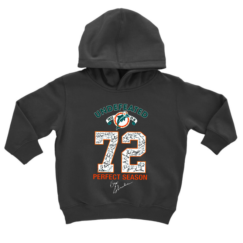 Miami Dolphin Undefeated Toddler Hoodie | Artistshot