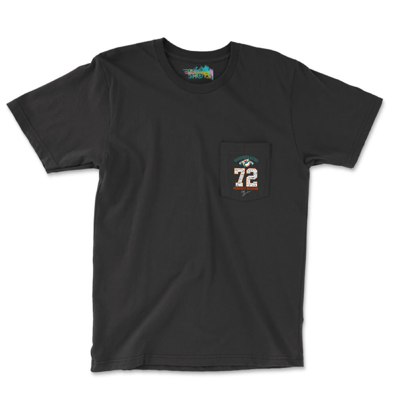 Miami Dolphin Undefeated Pocket T-shirt | Artistshot