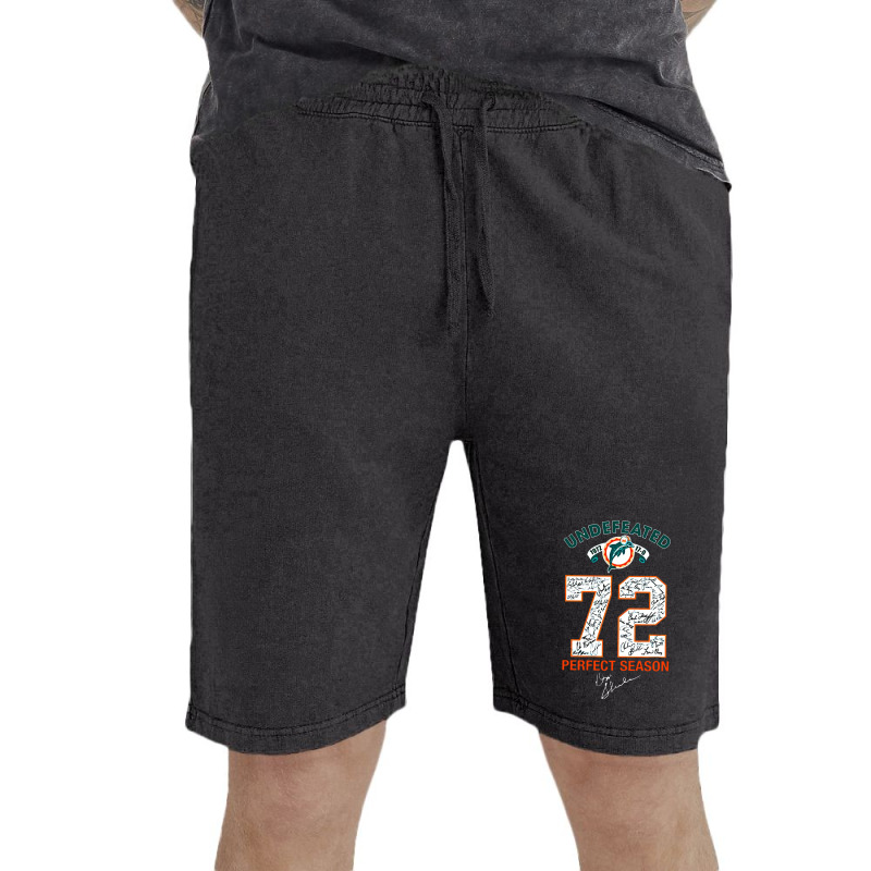 Miami Dolphin Undefeated Vintage Short | Artistshot