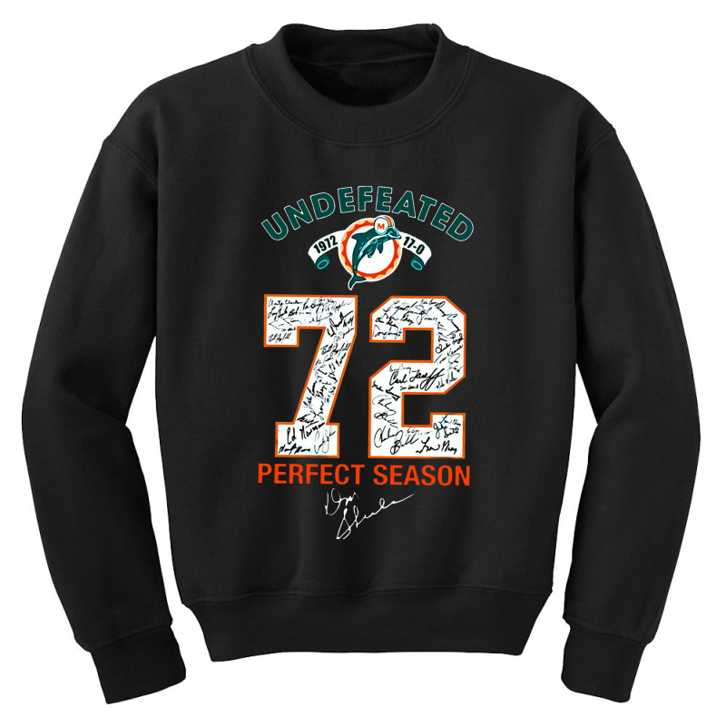 Miami Dolphin Undefeated Youth Sweatshirt | Artistshot