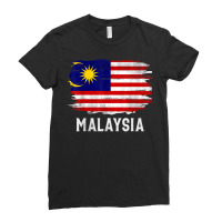 Vintage Malaysia Flag For Malaysian Gift T Shirt Ladies Fitted T-shirt | Artistshot