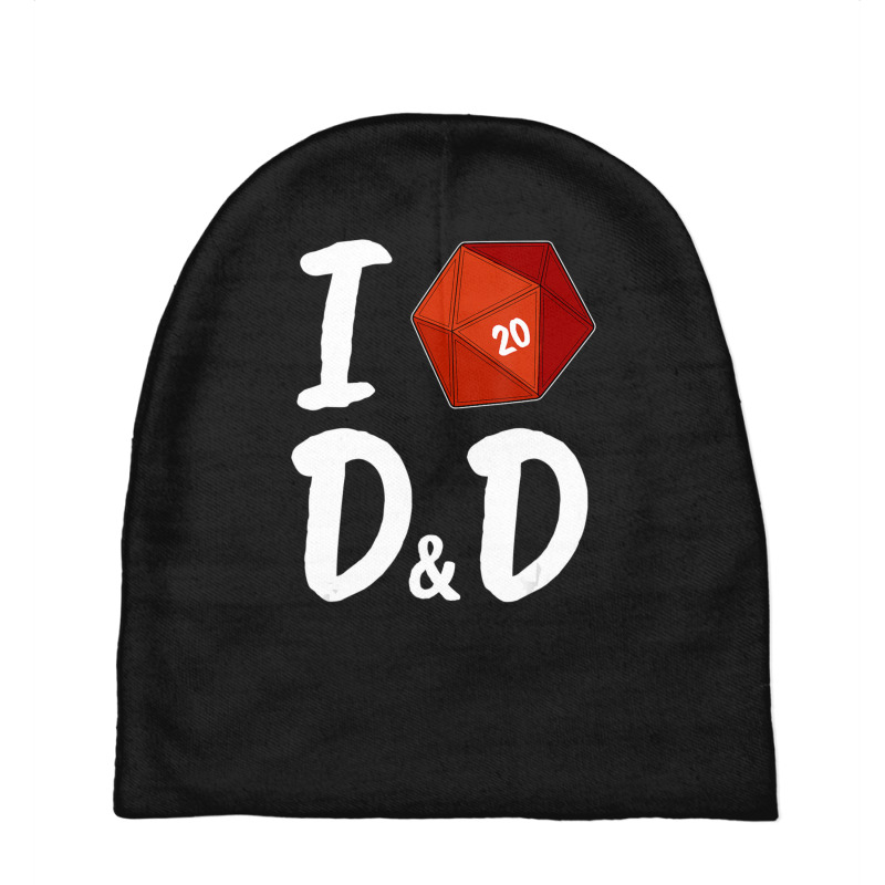 Fantasy W 20 Dice I Love D And D Tabletop Role Play Baby Beanies by hotoancuong | Artistshot