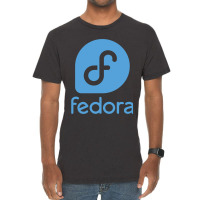 Matte Fedora Linux Vintage T-shirt | Artistshot