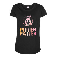 Awesome Pitter Patter Letterkenny Maternity Scoop Neck T-shirt | Artistshot