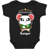 Mice Ranger Mouse Fantasy D20 Tabletop Rpg Roleplaying Gamer Baby Bodysuit | Artistshot