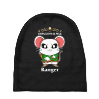 Mice Ranger Mouse Fantasy D20 Tabletop Rpg Roleplaying Gamer Baby Beanies | Artistshot