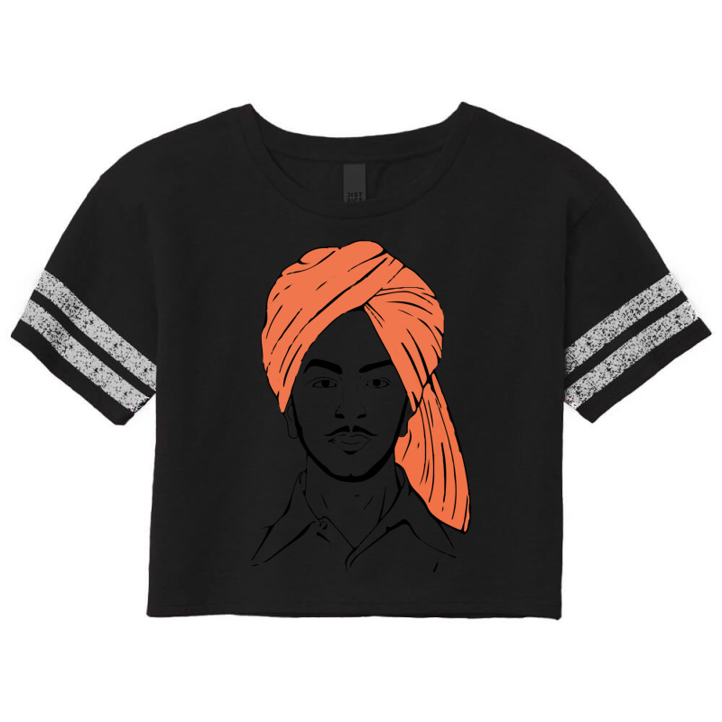 Bhagat Singh The Punjabi Indian Hero Freedom Fighter Shirt Scorecard Crop Tee by cm-arts | Artistshot