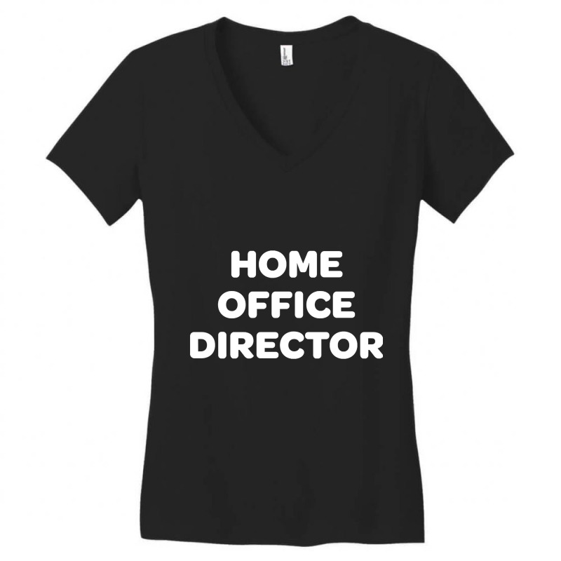 Home Office Director Work From Home Employee Women's V-Neck T-Shirt by atereabag | Artistshot