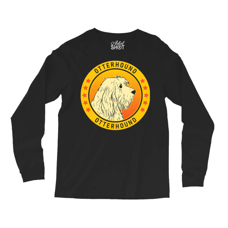 Otterhound T  Shirt Otterhound Dog Portrait T  Shirt Long Sleeve Shirts by hratke | Artistshot