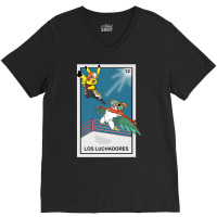 Los Luchadoresthe Fighters   Mexican Lottery Game Inspired Premium T S V-neck Tee | Artistshot