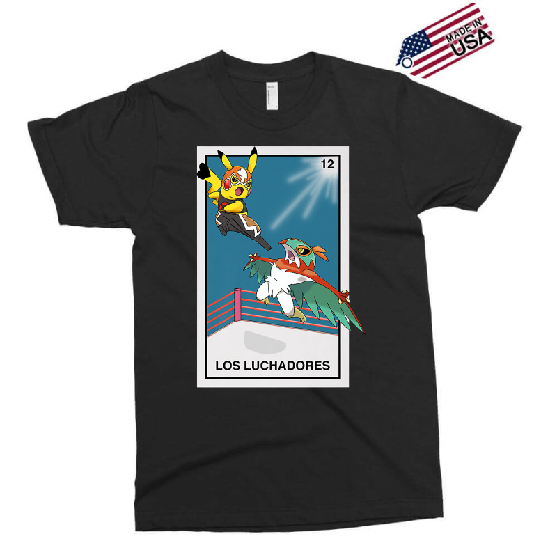 Los Luchadoresthe Fighters   Mexican Lottery Game Inspired Premium T S Exclusive T-shirt by cluniepfa | Artistshot