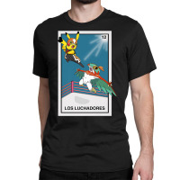 Los Luchadoresthe Fighters   Mexican Lottery Game Inspired Premium T S Classic T-shirt | Artistshot