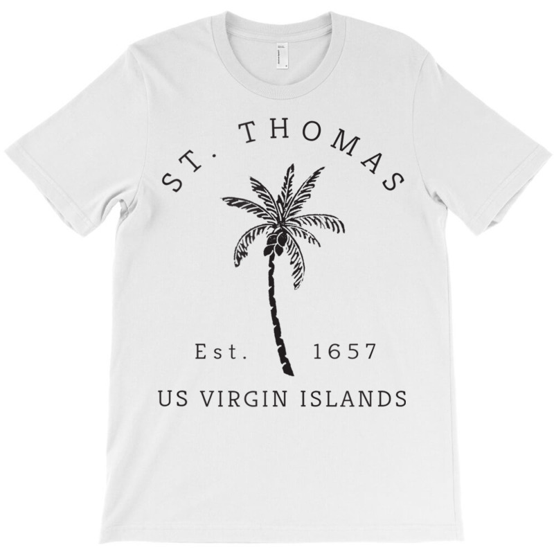 Original St. Thomas Virgin Islands Palm Tree Novelty Art Tank Top T-Shirt by cm-arts | Artistshot