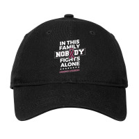 Nobody Fights Alone Meningitis Awareness T Shirt Adjustable Cap | Artistshot