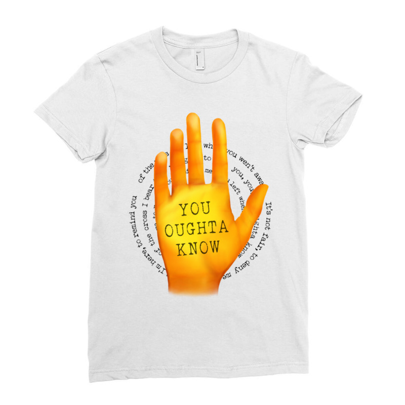 You Oughta Know - Jagged Little Pill  .png Ladies Fitted T-Shirt by cm-arts | Artistshot