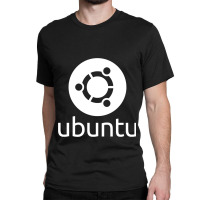 Dark Ubuntu Linux Classic T-shirt | Artistshot