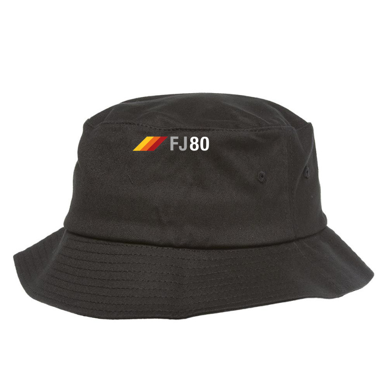 Fj80 Overland Suv 3 Stripes Vintage Racing 80 Series T Shirt Bucket Hat by cm-arts | Artistshot