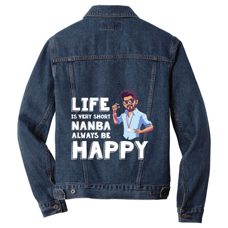 Master Vijay - Always Be Happy Men Denim Jacket by cm-arts | Artistshot