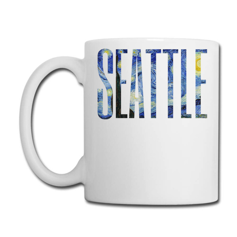 Seattle Van Gogh Starry Night Art Vincent Van Gogh Painting Coffee Mug | Artistshot