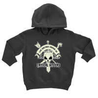 Retro Sacred Order Critical Hitters 20 Side Skull Toddler Hoodie | Artistshot