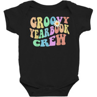 Groovy Yearbook Crew Retro Literary Club Editor Squad T Shirt Baby Bodysuit | Artistshot