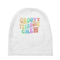 Groovy Yearbook Crew Retro Literary Club Editor Squad T Shirt Baby Beanies | Artistshot