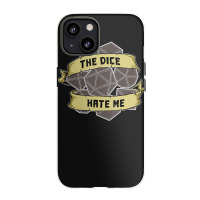 Retro The Dice Hate Me 20 Sided Tabletop Role Play Iphone 13 Case | Artistshot