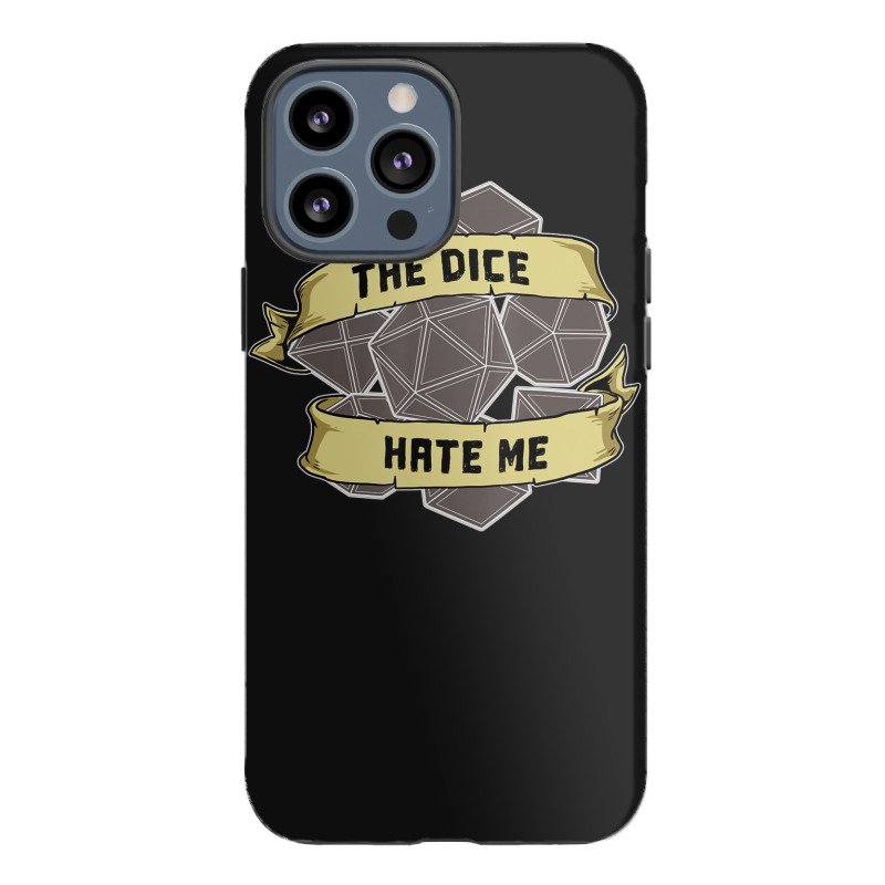 Retro The Dice Hate Me 20 Sided Tabletop Role Play Iphone 13 Pro Max Case | Artistshot