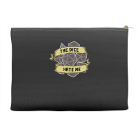 Retro The Dice Hate Me 20 Sided Tabletop Role Play Accessory Pouches | Artistshot